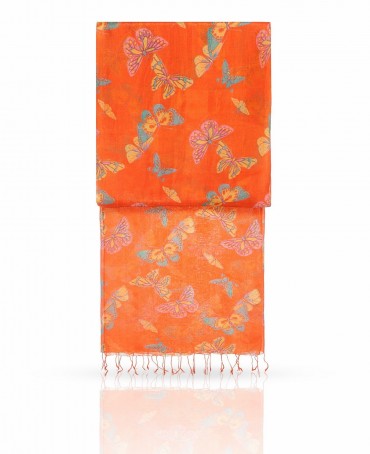 Палантин Женский S-BUTTERFLY/ORANGE